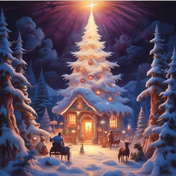 Enchanted Winter Wonderland Print - Picture 1 of 1